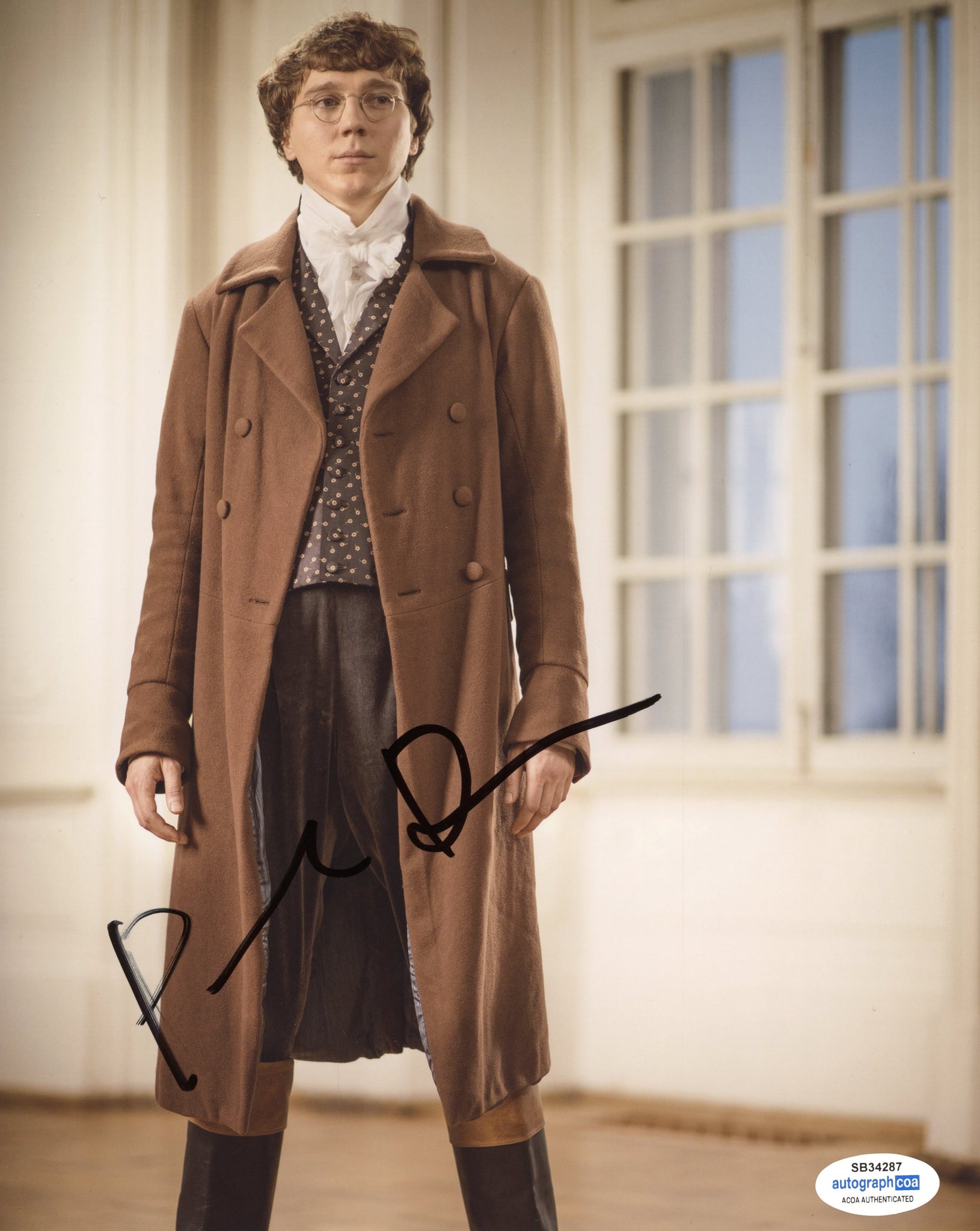 Paul Dano War and Peace Signed Autograph 8x10 Photo ACOA