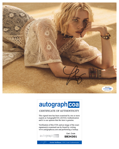 Lucy Boynton Sexy Signed Autograph 8x10 Photo ACOA