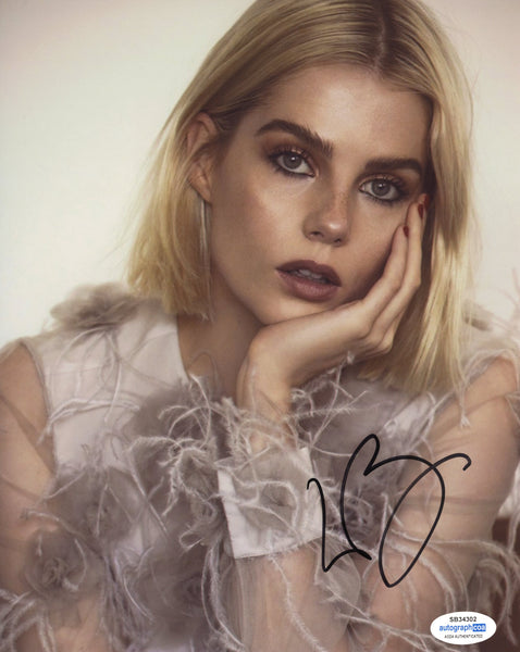 Lucy Boynton Sexy Signed Autograph 8x10 Photo ACOA