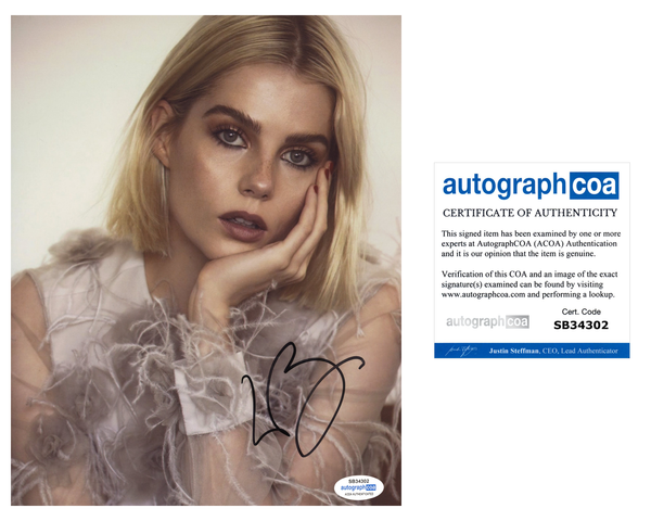 Lucy Boynton Sexy Signed Autograph 8x10 Photo ACOA