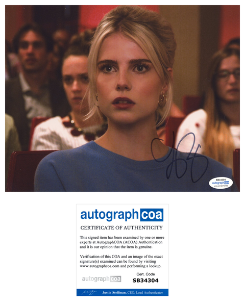 Lucy Boynton Sexy Signed Autograph 8x10 Photo ACOA