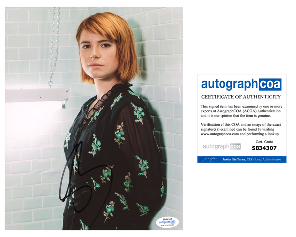 Jessie Buckley Sexy Signed Autograph 8x10 Photo ACOA