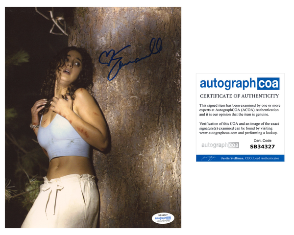 Emmanuelle Chriqui Wrong Turn Signed Autograph 8x10 Photo ACOA