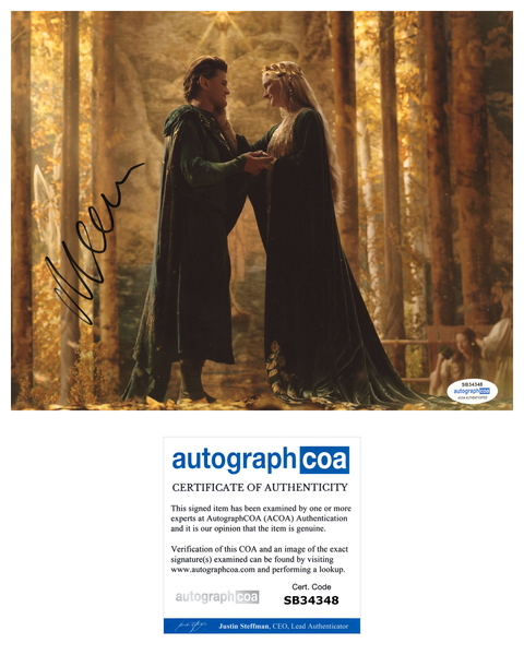 Morfydd Clark Lord of the Rings: Rings of Power Signed Autograph 8x10 Photo ACOA