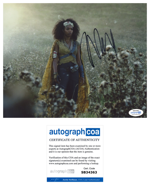 Naomi Ackie Star Wars Signed Autograph 8x10 Photo ACOA
