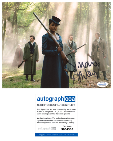 Simone Ashley Bridgerton Signed Autograph 8x10 Photo ACOA