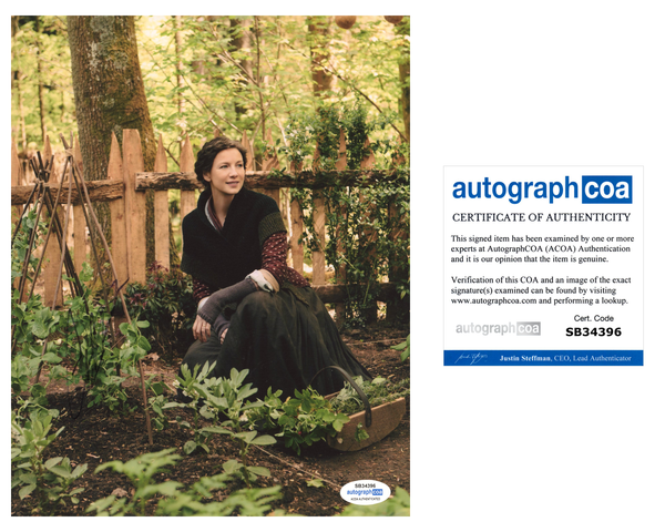 Caitriona Balfe Outlander Signed Autograph 8x10 Photo ACOA