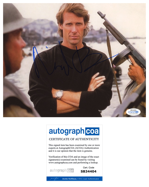 Michael Bay Pearl Harbor Signed Autograph 8x10 Photo ACOA