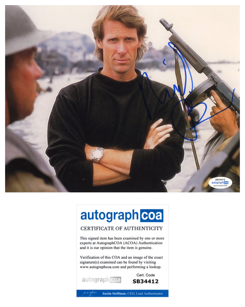 Michael Bay Pearl Harbor Signed Autograph 8x10 Photo ACOA