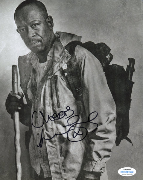 Lennie James Walking Dead Signed Autograph 8x10 Photo ACOA