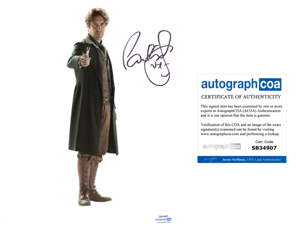 Paul McGann Doctor Who Signed Autograph 8x10 Photo ACOA