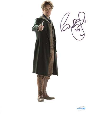 Paul McGann Doctor Who Signed Autograph 8x10 Photo ACOA