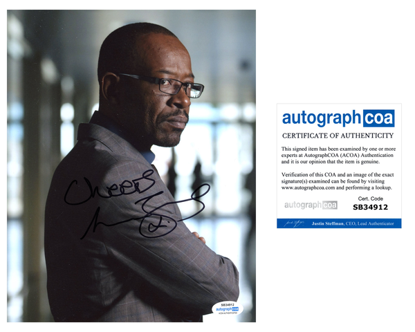 Lennie James Line of Duty Signed Autograph 8x10 Photo ACOA