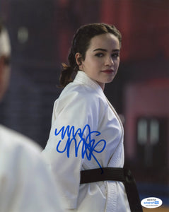 Mary Mouser Cobra Kai Signed Autograph 8x10 Photo ACOA