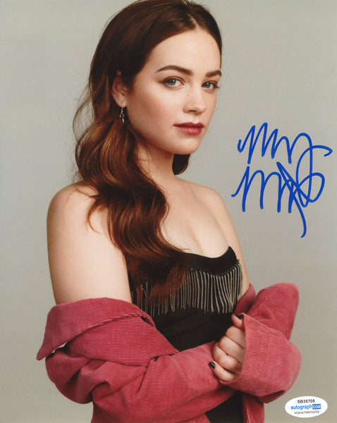 Mary Mouser Cobra Kai Signed Autograph 8x10 Photo ACOA