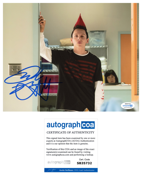 Jacob Bertrand Cobra Kai Signed Autograph 8x10 Photo ACOA