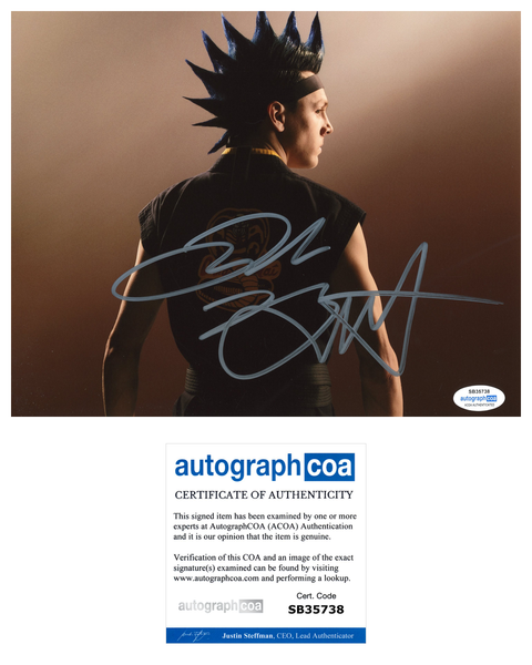 Jacob Bertrand Cobra Kai Signed Autograph 8x10 Photo ACOA