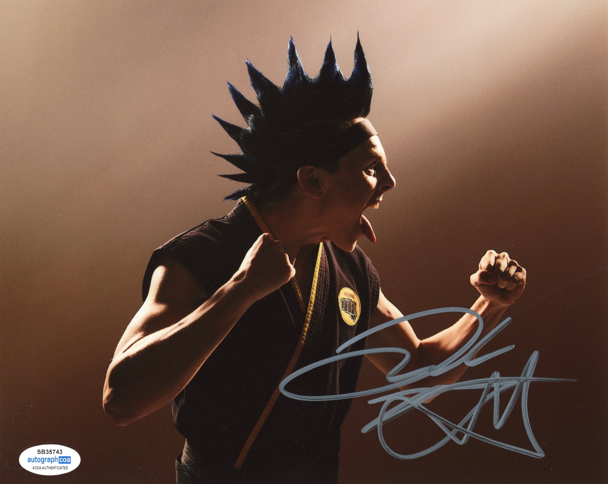 Jacob Bertrand Cobra Kai Signed Autograph 8x10 Photo ACOA