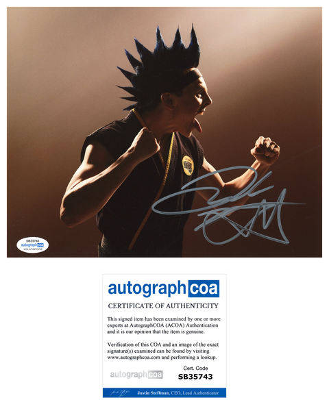 Jacob Bertrand Cobra Kai Signed Autograph 8x10 Photo ACOA