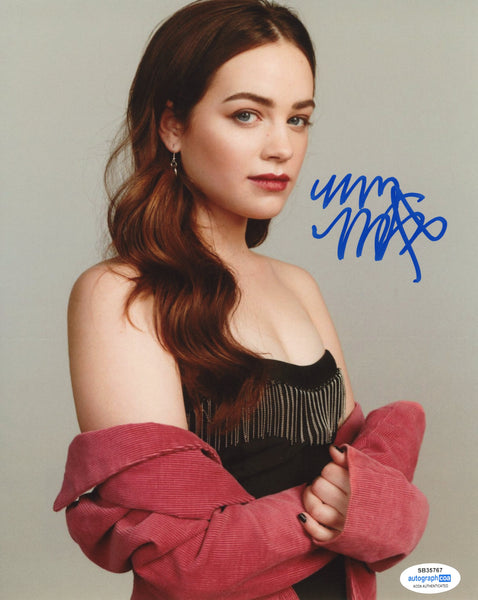 Mary Mouser Cobra Kai Signed Autograph 8x10 Photo ACOA