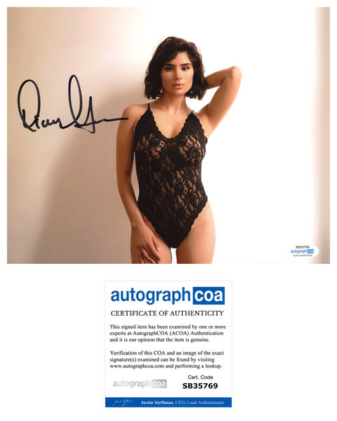 Diane Guerrero Sexy Signed Autograph 8x10 Photo ACOA