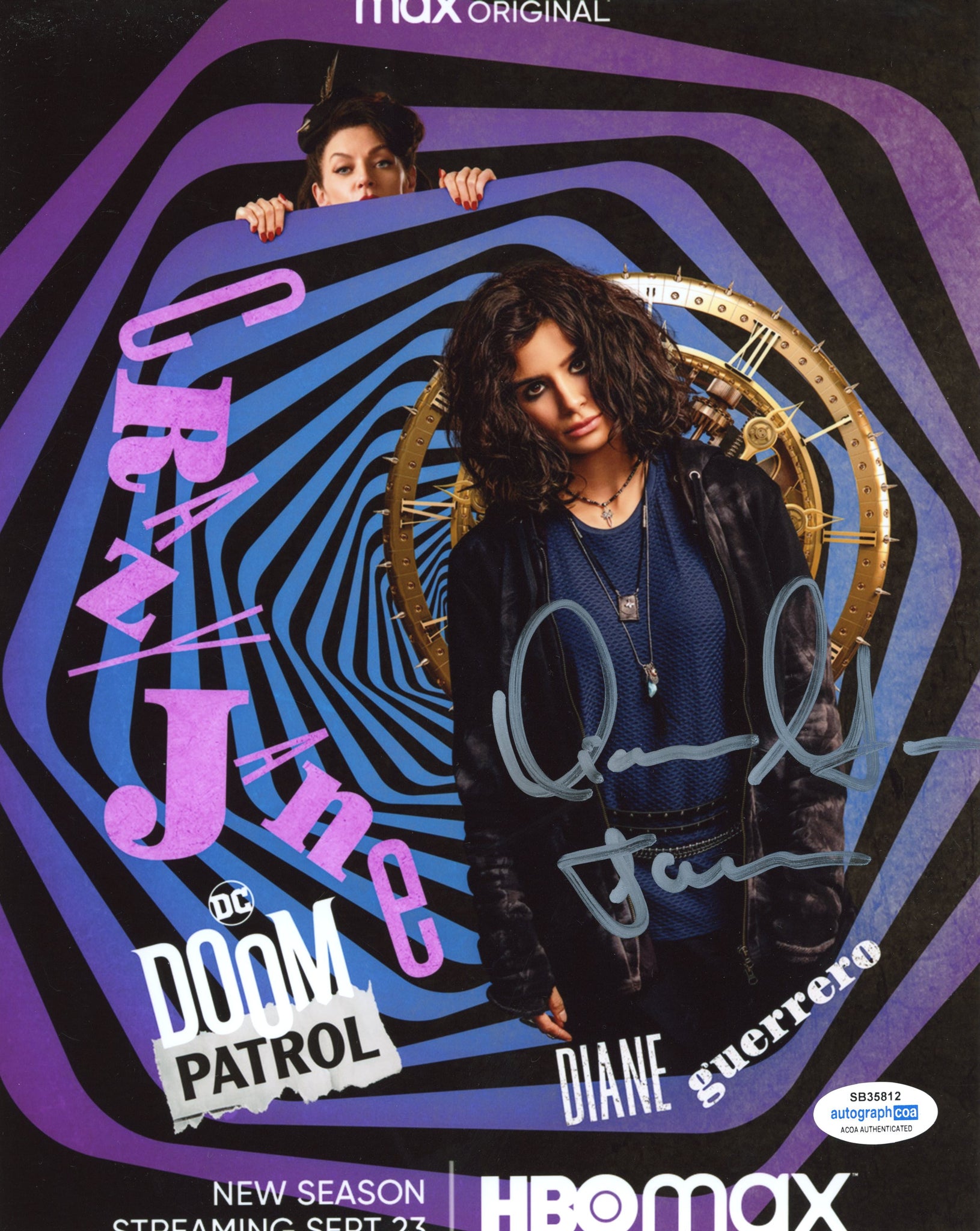 Diane Guerrero Doom Patrol Sexy Signed Autograph 8x10 Photo ACOA