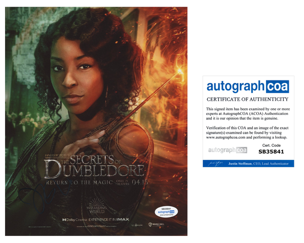 Jessica Williams Fantastic Beasts Signed Autograph 8x10 Photo ACOA