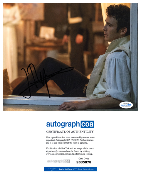 Luke Thompson Bridgerton Signed Autograph 8x10 Photo ACOA