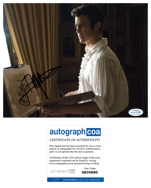 Luke Thompson Bridgerton Signed Autograph 8x10 Photo ACOA