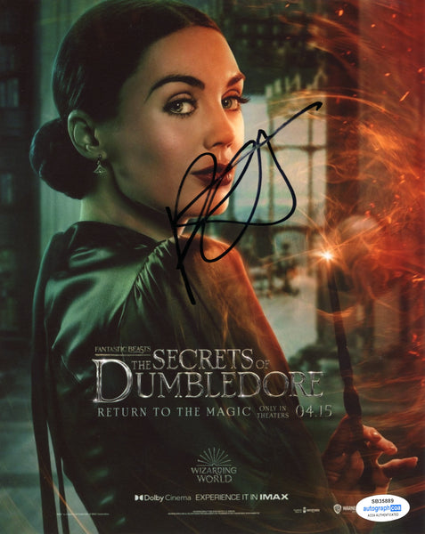 Poppy Corby-Tuech Fantastic Beasts Signed Autograph 8x10 Photo ACOA