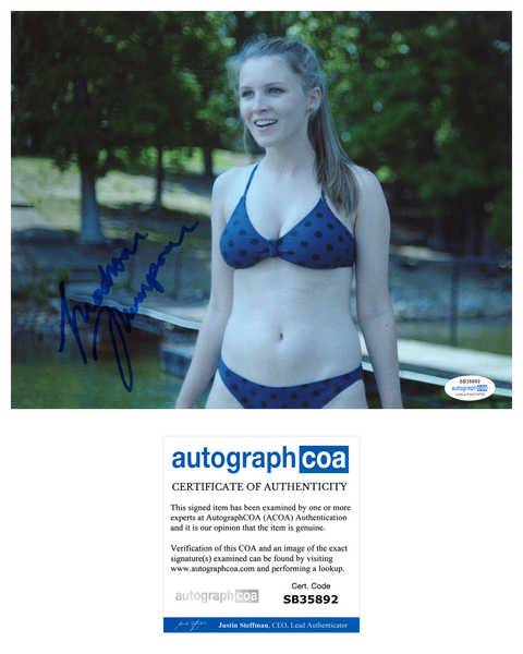 Madison Thompson Ozark Signed Autograph 8x10 Photo ACOA