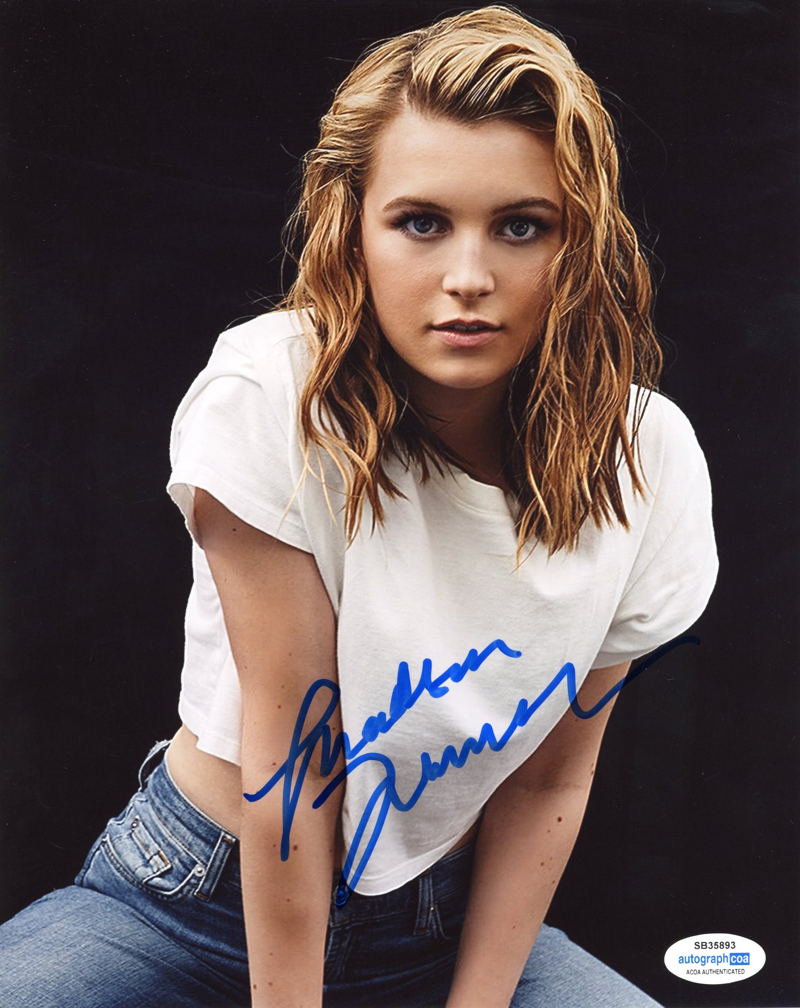 Madison Thompson Ozark Signed Autograph 8x10 Photo ACOA