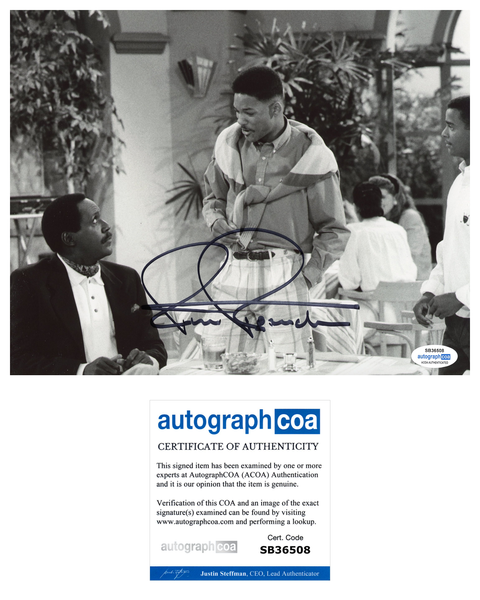 Richard Roundtree Fresh Prince Signed Autograph 8x10 Photo ACOA