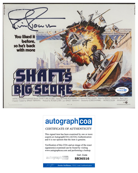 Richard Roundtree Shaft Signed Autograph 8x10 Photo ACOA