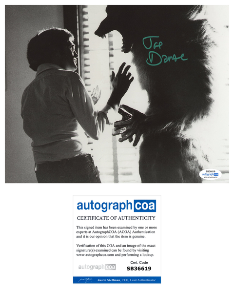 Joe Dante The Howling Signed Autograph 8x10 Photo ACOA