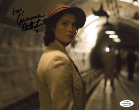 Gemma Arterton Their Finest Signed Autograph 8x10 Photo ACOA