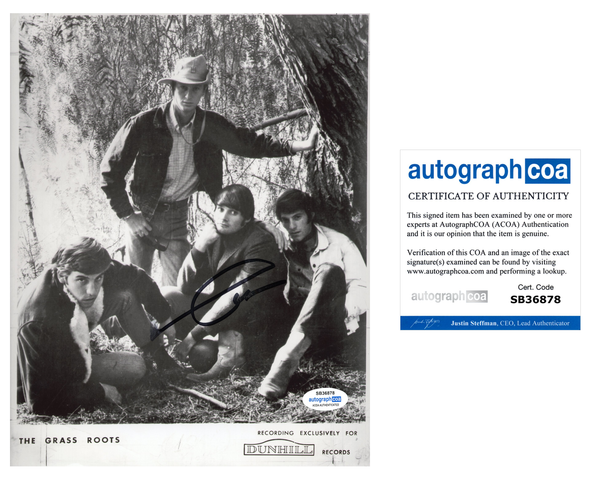 Creed Bratton Grass Roots Signed Autograph 8x10 Photo ACOA