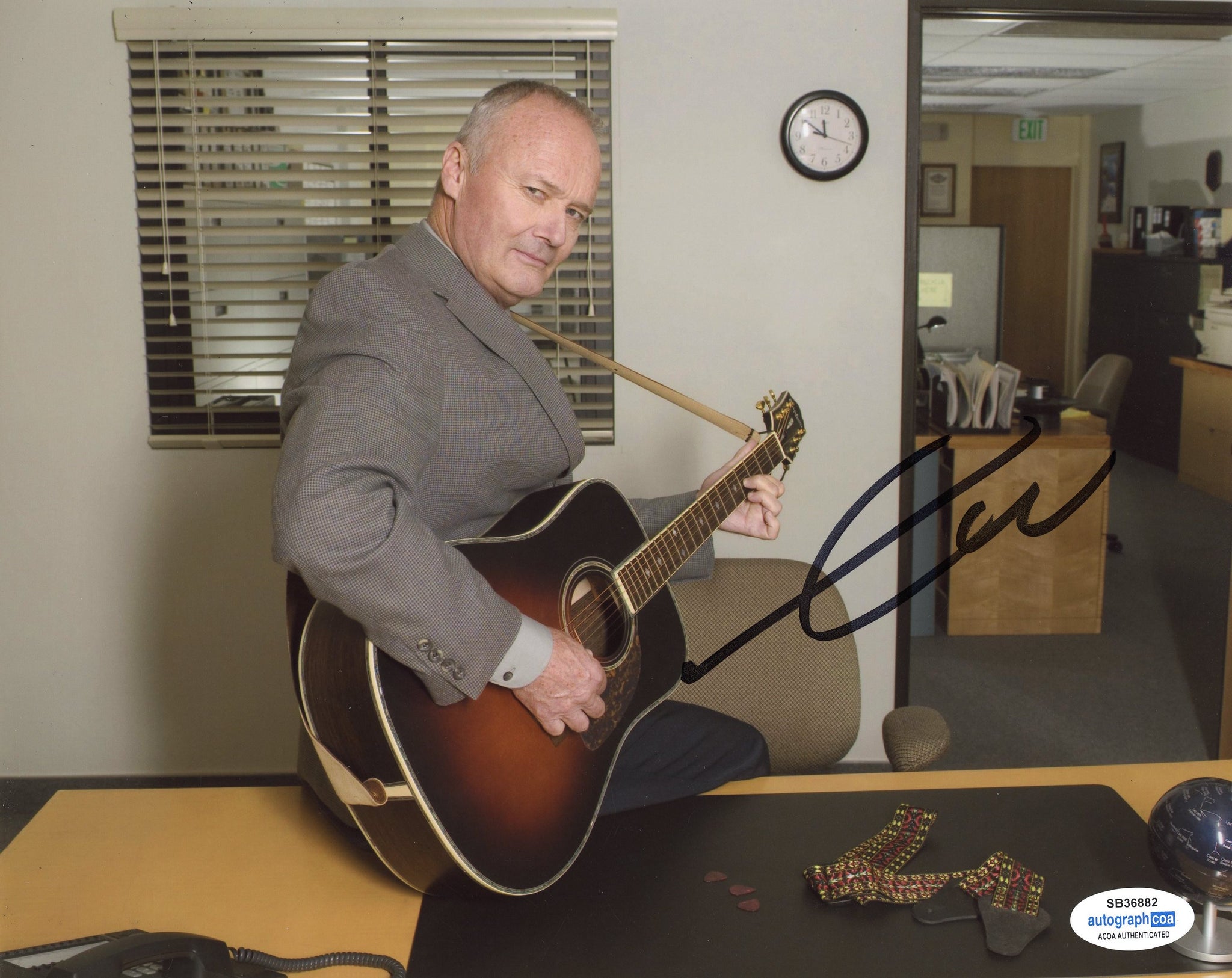 Creed Bratton The Office Signed Autograph 8x10 Photo ACOA