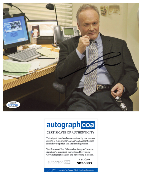 Creed Bratton The Office Signed Autograph 8x10 Photo ACOA