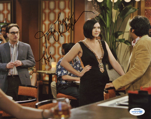 Jodi Lyn O'Keefe Big Bang Theory Signed Autograph 8x10 Photo ACOA