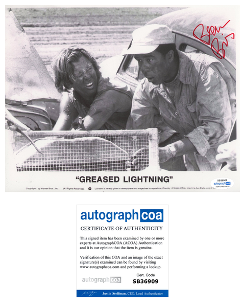 Beau Bridges Greased Lightning Signed Autograph 8x10 Photo ACOA
