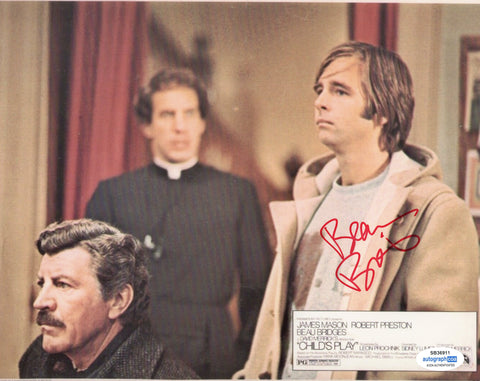Beau Bridges Child's Play Signed Autograph 8x10 Photo ACOA
