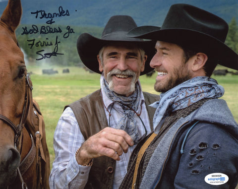 Forrie J Smith Yellowstone Signed Autograph 8x10 Photo ACOA
