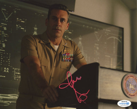 Jon Hamm Top Gun Cyclone Signed Autograph 8x10 Photo ACOA