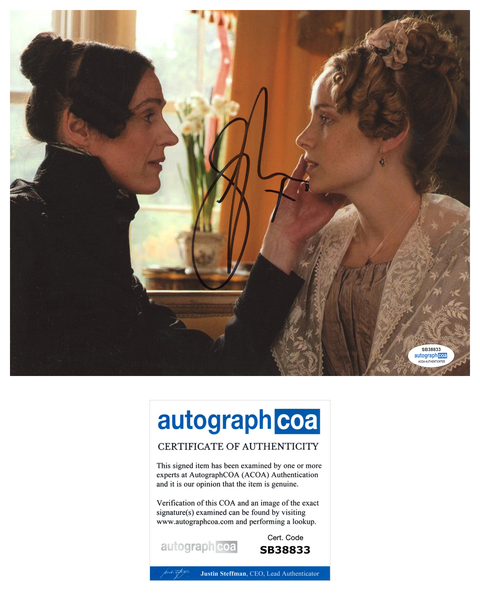 Suranne Jones Gentleman Jack Signed Autograph 8x10 Photo ACOA