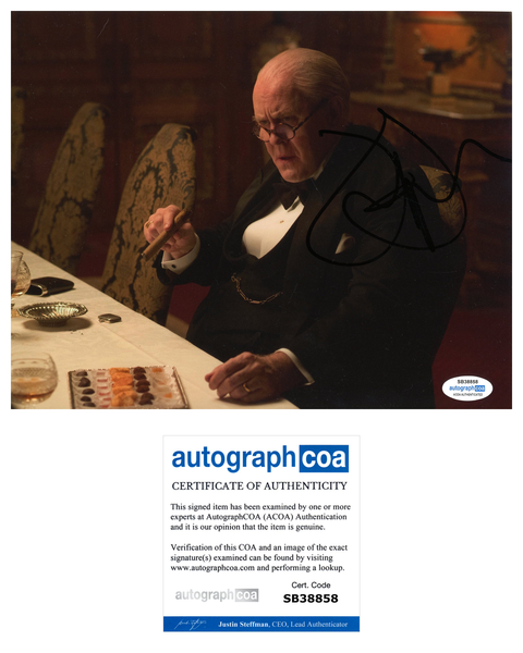 John Lithgow The Crown Signed Autograph 8x10 Photo ACOA