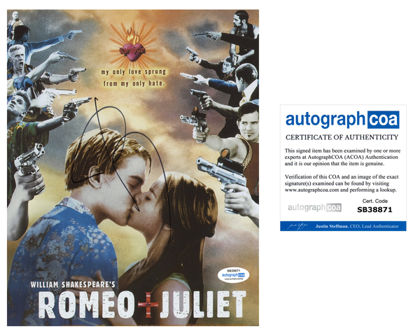 Baz Luhrmann Romeo and Juliet Signed Autograph 8x10 Photo ACOA