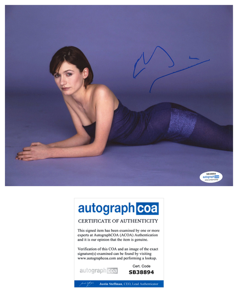 Emily Mortimer Sexy Signed Autograph 8x10 Photo ACOA