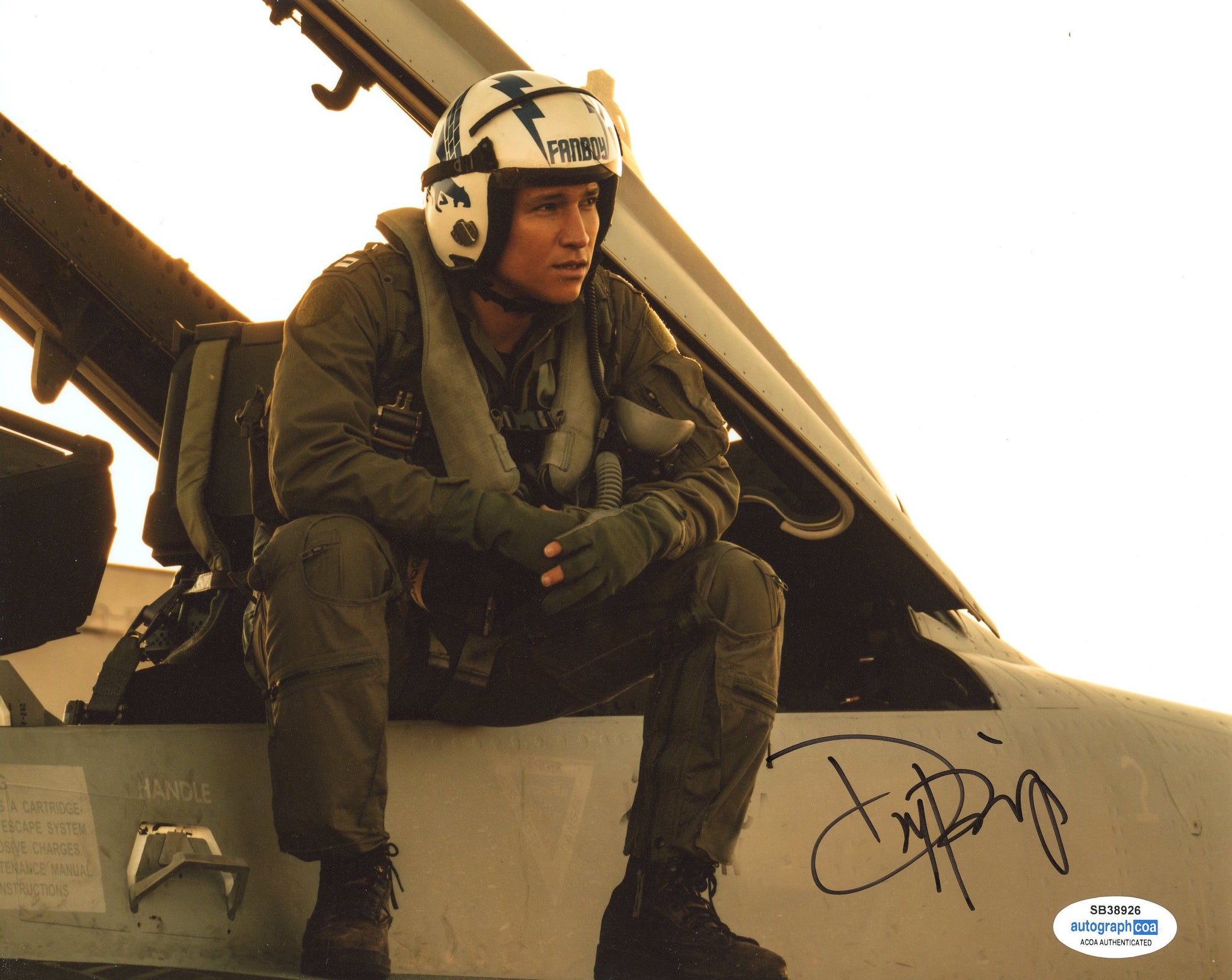 Danny Ramirez Top Gun Fanboy Signed Autograph 8x10 Photo ACOA