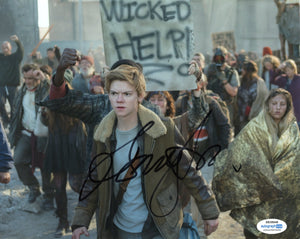 Thomas Brodie Sangster Maze Runner Signed Autograph 8x10 Photo ACOA